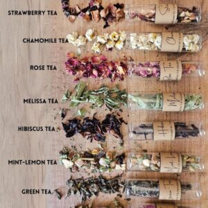 personalized tea party favors wedding, baby shower & birthday gifts – custom herbal tea tubes etsy uk