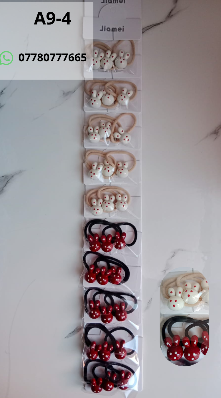 Hair Accessories Catalog Bunny Hair Tie Set