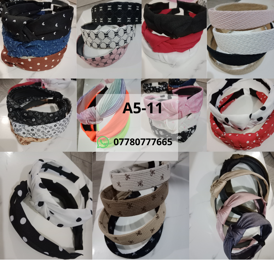 Hair Accessories Catalog Everyday Fabric Headband Variety Collection
