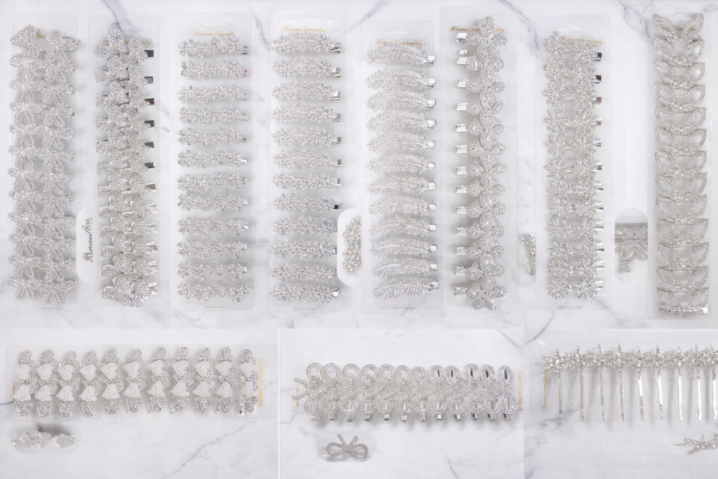 Hair Accessories Catalog Luxury Crystal & Pearl Hair Clip Collection – Elegant Bridal & Party Accessories Set